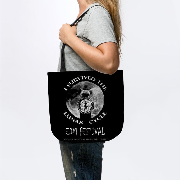 I Survived The Lunar Cycle Edm Festival Tote