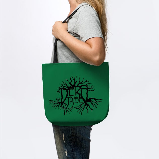 Legend of Zelda Deku Tree Black Metal Logo Tote