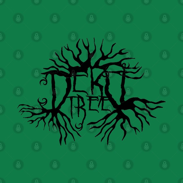 Legend of Zelda Deku Tree Black Metal Logo Tote