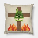 Korok Crucification Throw Pillow