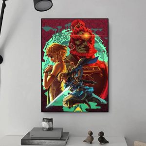 Link And Zelda Gamestore Wall Art